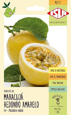 MARACUJÁ REDONDO AMARELO - Sementes