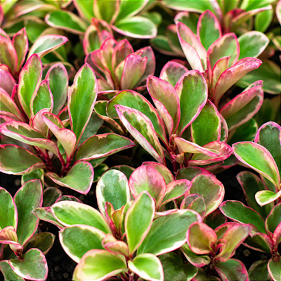 PEPERÔMIA TRICOLOR (Peperomia magnoliifolia “Tricolor”)