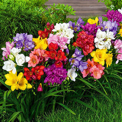FRÉSIA (Freesia x hybrida) - Muda com até 70 cm