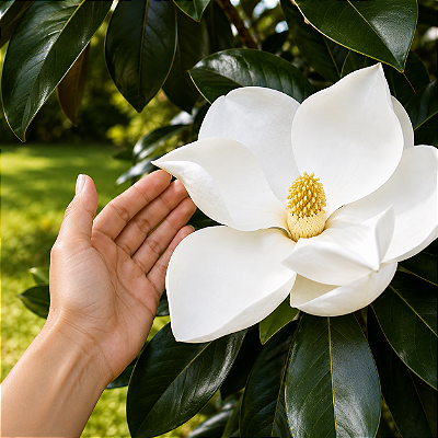 MAGNÓLIA BRANCA (Magnolia grandiflora) - Muda Enxertada com 1,50m