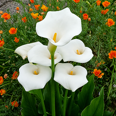 COPO DE LEITE BRANCO (Zantedeschia aethiopica) - Muda com até 30 cm