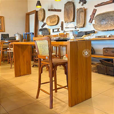 Aparador Cairo - Mesa em U em Prancha Maciça