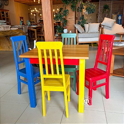 Mesa e cadeiras infantis - Conjunto Infantil