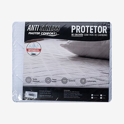 Protetor de Colchão Anti Stress Matelado Impermeável Solteiro