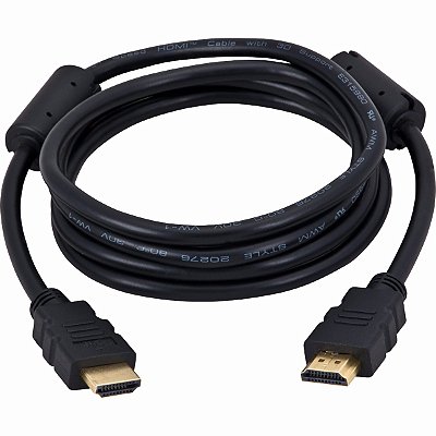 Cabo HDMI 2 Metros 2.0 Com Filtro 3D Full HD 19 Pinos