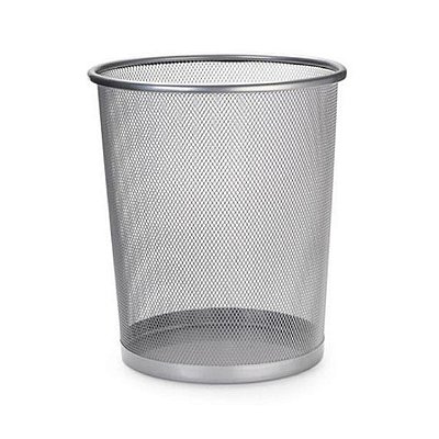Lixeira Cesto de Lixo Escritório Metal 27x27 12L