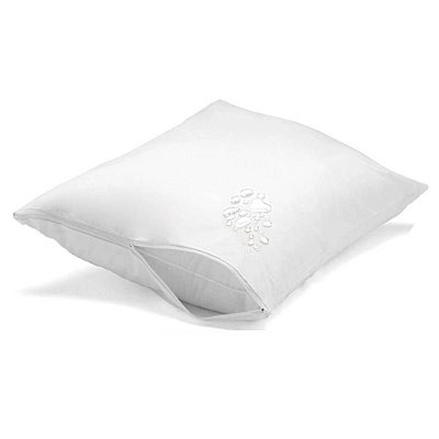 Capa Fronha Protetora Para Travesseiro Impermeável 50x70 - Kit 2 Un