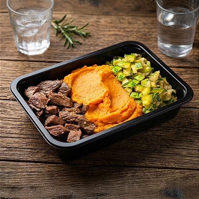 Baby Beef com Purê de Abóbora e Abobrinha | 270g | LC7