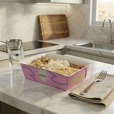 Caseirinho Frango: Frango Grelhado com Arroz Branco, Feijão Carioca e Farofa de Cebola | 300g