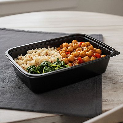 Grão de Bico Xadrez com Arroz 7 Grãos e Espinafre | 300g