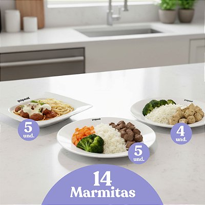 Hipertrofia | 14 Marmitas | 07 dias