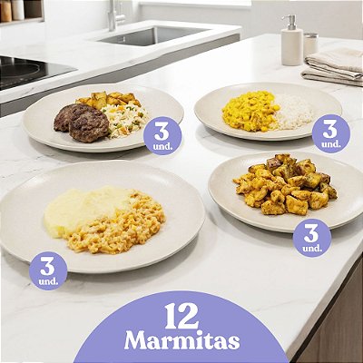 Kit do Mês: Abril | 12 Marmitas Saudáveis