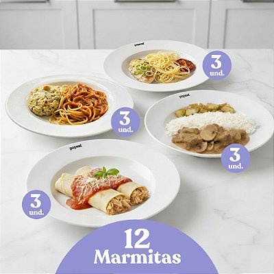 Kit do Mês: Março | 12 Marmitas Saudáveis