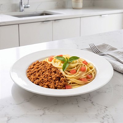 Patinho Moído com Spaghetti com Tomatinhos e Manjericão | 500g | GMH : 1_un