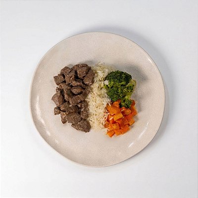 Baby Beef com Arroz Branco, Brócolis e Cenoura | 350g | HIPER : 1_un