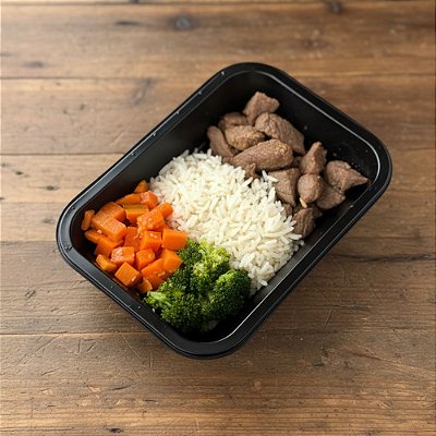 Baby Beef com Arroz Branco, Brócolis e Cenoura | 350g | HIPER : 1_un