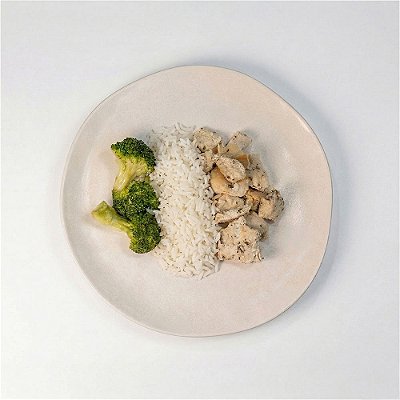 Frango Grelhado com Arroz Branco e Brócolis | 350g | HIPER : 1_un