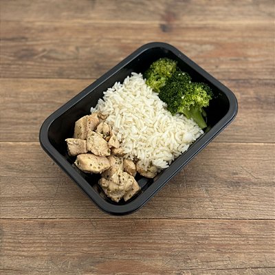 Frango Grelhado com Arroz Branco e Brócolis | 350g | HIPER : 1_un