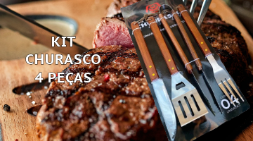 Kit Churrasco 4 Peças