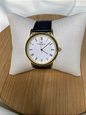 RELÓGIO CHAMPION MASCULINO PULSEIRA DE COURO
