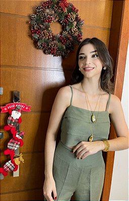 CORDÃO MADREPÉROLA COM MOLDURA