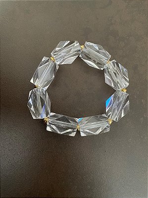 PULSEIRA PEÇAS RETANGULARES TRANSPARENTES