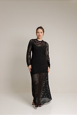 Vestido Topázio Preto