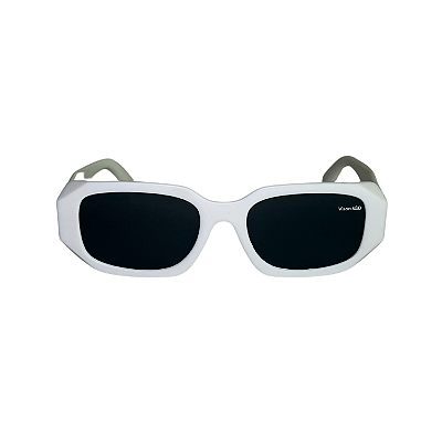 Óculos Infantil Vison Kids Retrô Branco
