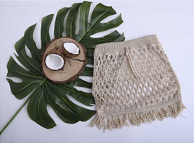 Saia de Tricô - Creme