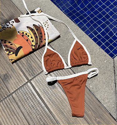 Conjunto Marquinha Bicolor Terracota