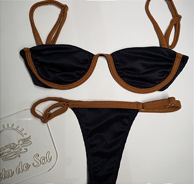 Conjunto Meia Taça Preto