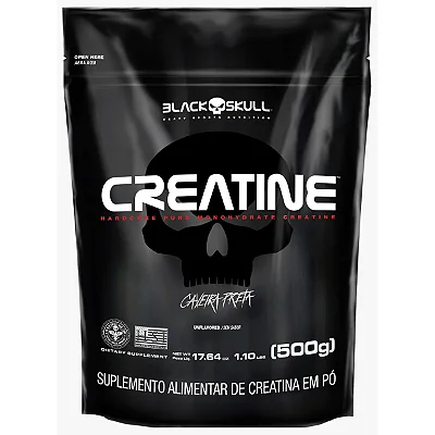 Creatina Monohidratada Blackskull Refil 500g
