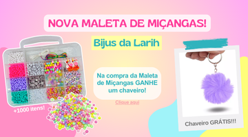 Maleta de Miçangas Bijus da Larih