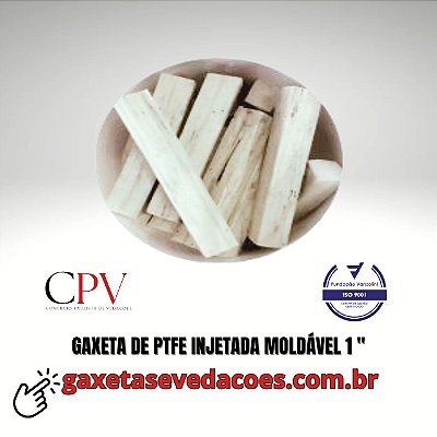 Gaxeta Moldável injetável de PTFE puro 1 "