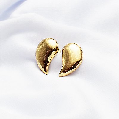 Brinco Vírgula - Ouro 18k