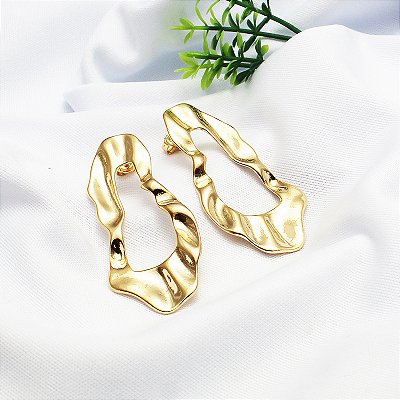 Brinco Orgânico - Ouro 18k