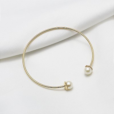 Bracelete Fio Pérola 7mm - Ouro 18k