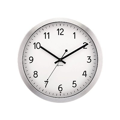 Relógio Herweg de Parede Em Alumínio com Iluminação 6732