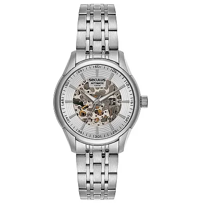 Relógio Seculus Masculino Automático Skeleton
