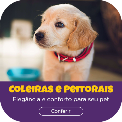 Mini banner guias e coleiras