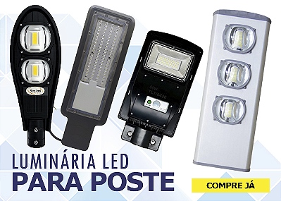 Luminária led para poste