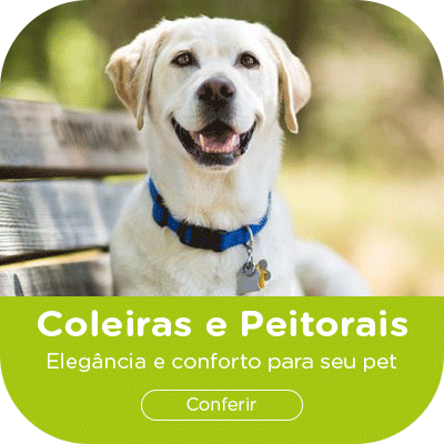 Mini banner Coleiras guias e peitorais