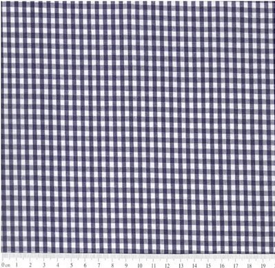 Xadrez Fio Tinto Azul Marinho P (0,55cmx1,50mt)