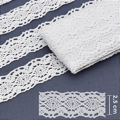 Renda de Algodão - RA 042-084 - Branca
