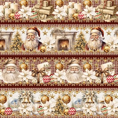 Barrado Natal Dourado (0,55cmx1,50mt)