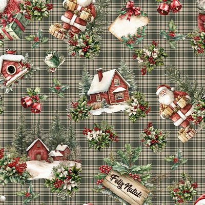Composê Natal Gentil (0,55cmx1,50mt)
