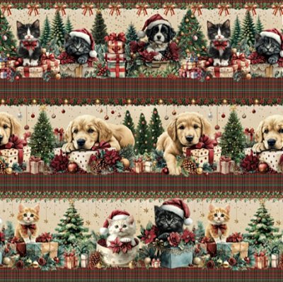 Barrado Natal Pet Noel (0,55cmx1,50mt)