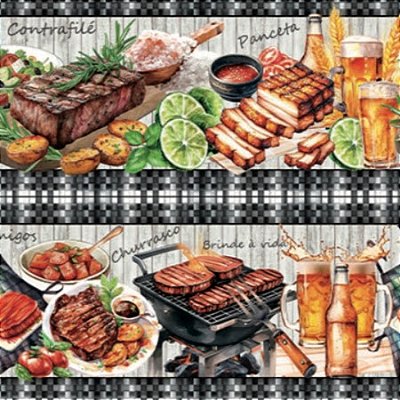 Barrado Churrasco (0,55cmx1,50mt)