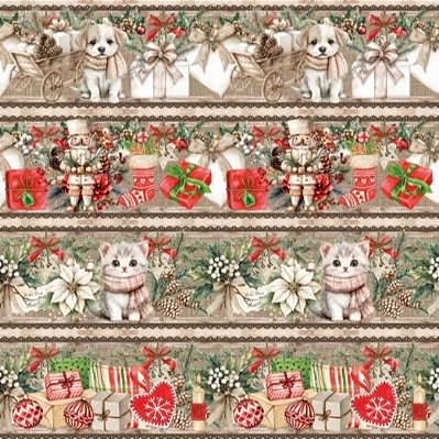Barrado Natal Rústico (0,55cmx1,50mt)