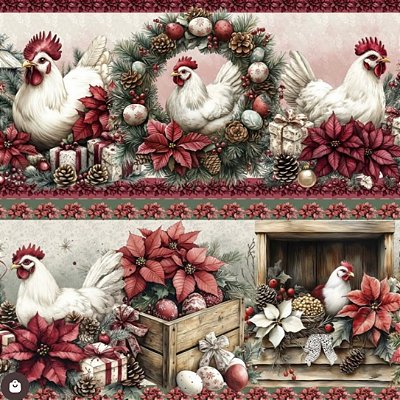 Barrado Natal no Galinheiro (0,55cmx1,50mt)